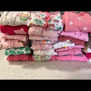 Baby girl newborn lot over 139 pieces